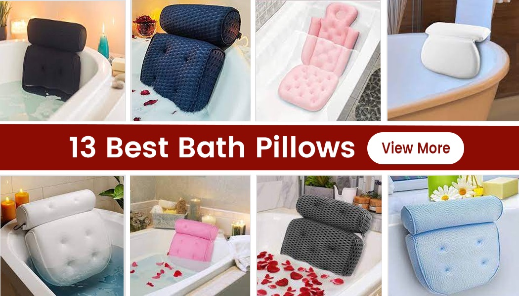 13 Cozy Bath Pillows For Providing Extra Support For Your Head, Neck, And Shoulders